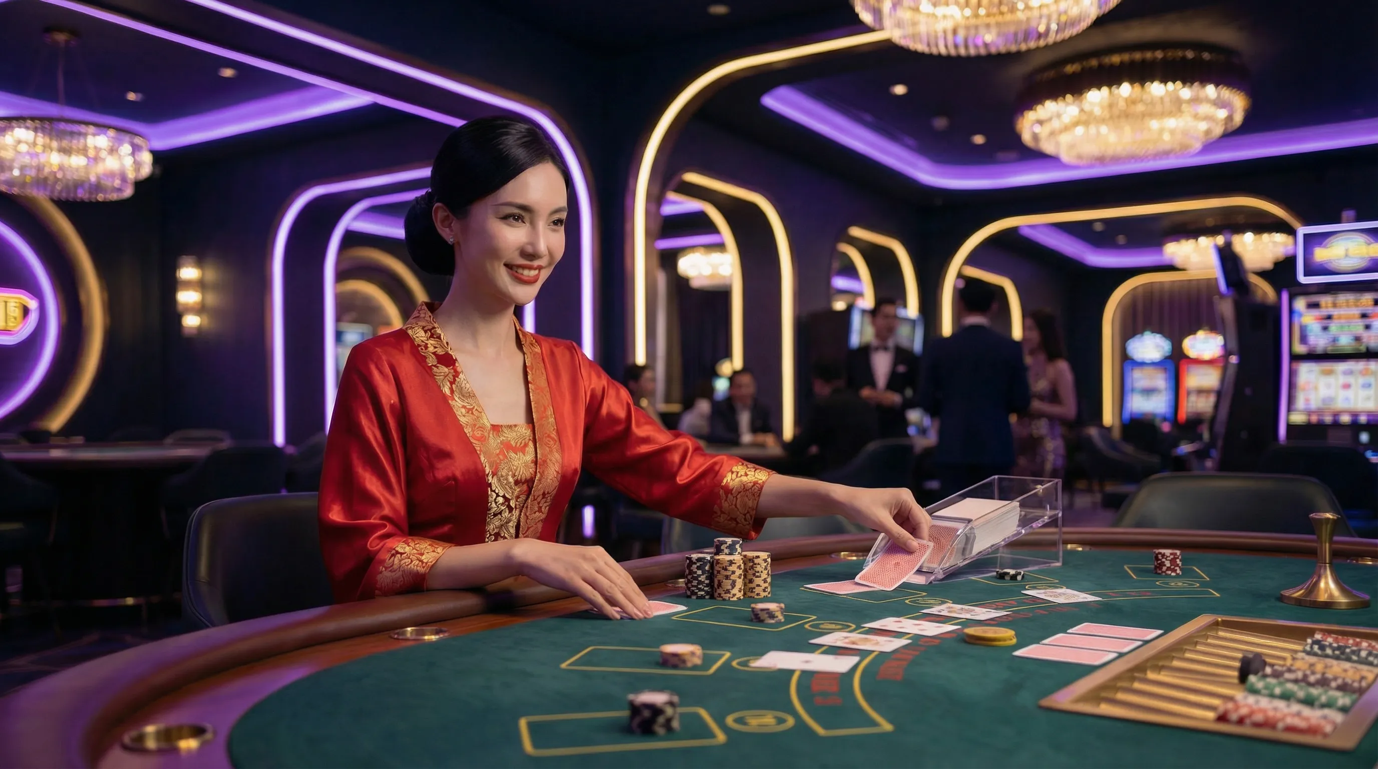 Mesa de bacará superbet entrar com dealer profissional